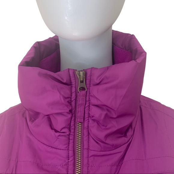 COLUMBIA Shining Light II Vest Magenta Fleece Lined Full Zip Size Small - Picture 3 of 16